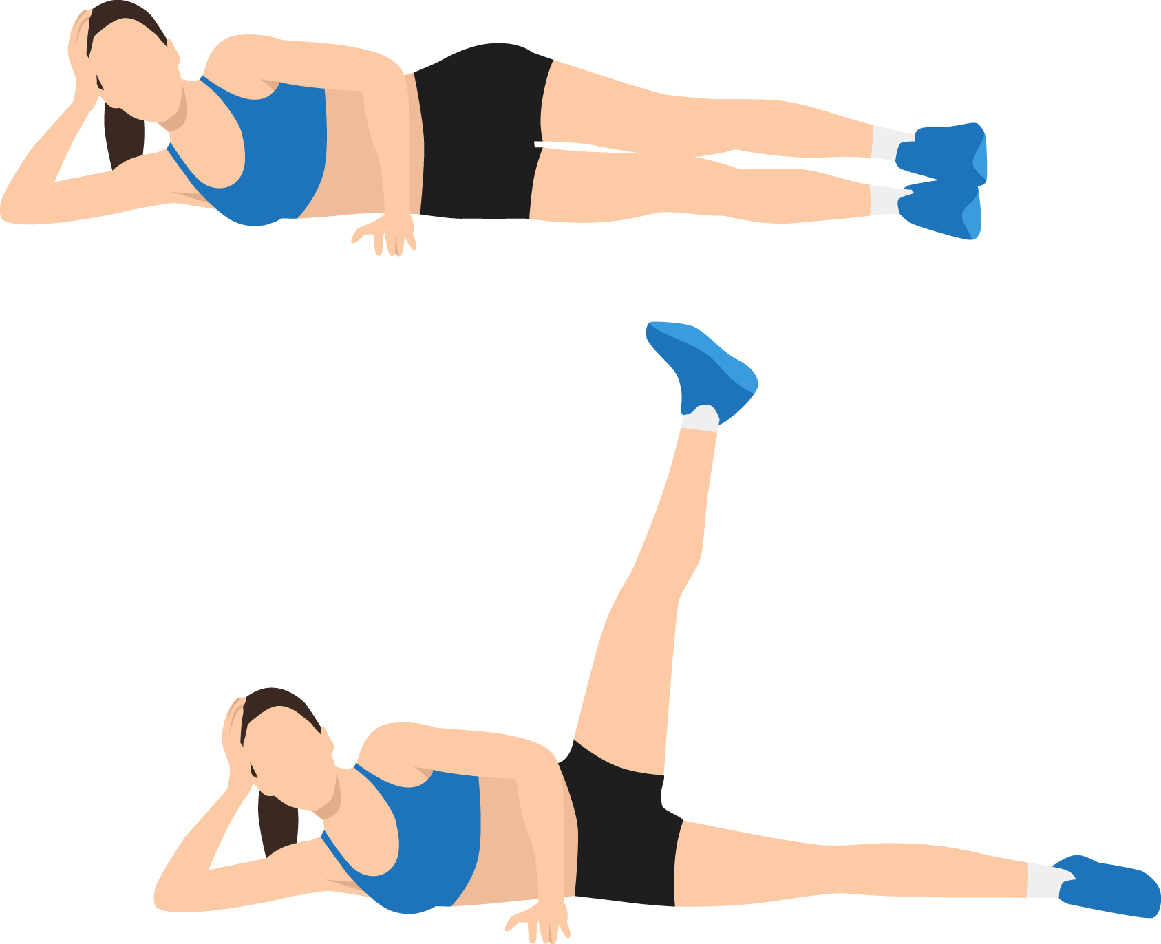 leg lift illustration