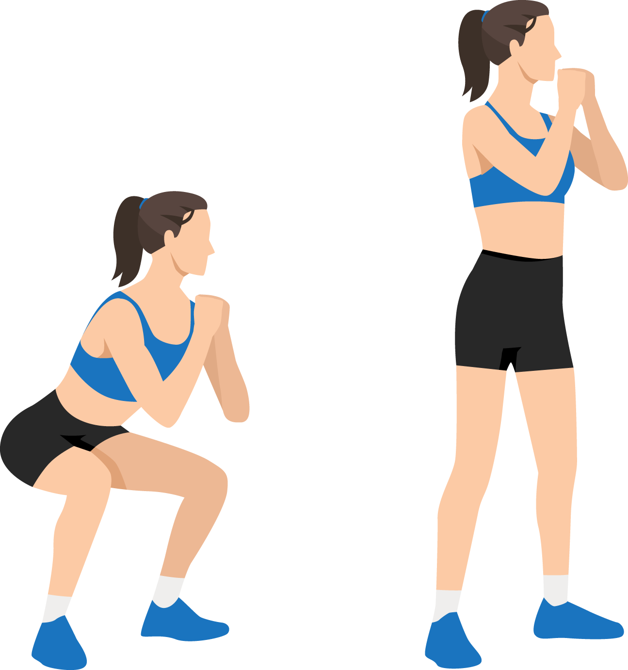 squat illustration